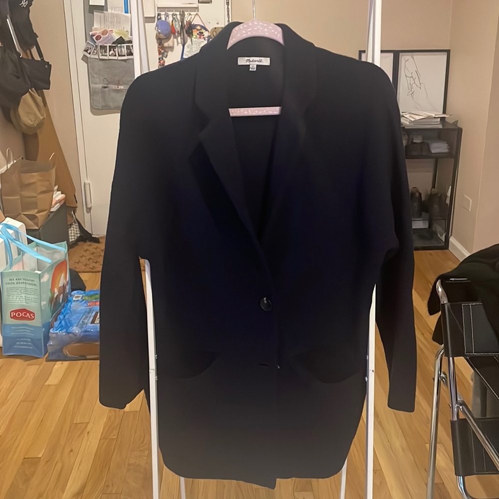 [Madewell] Knit oversized blazer